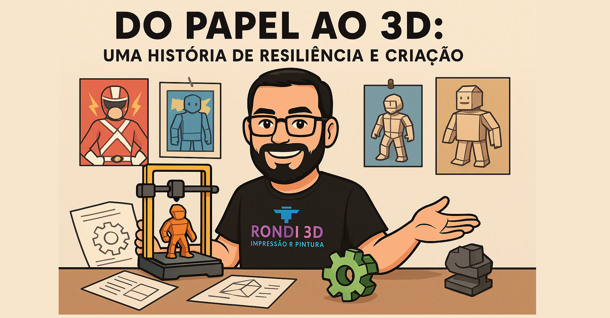 Rondi3D — infância analógica e curiosidade