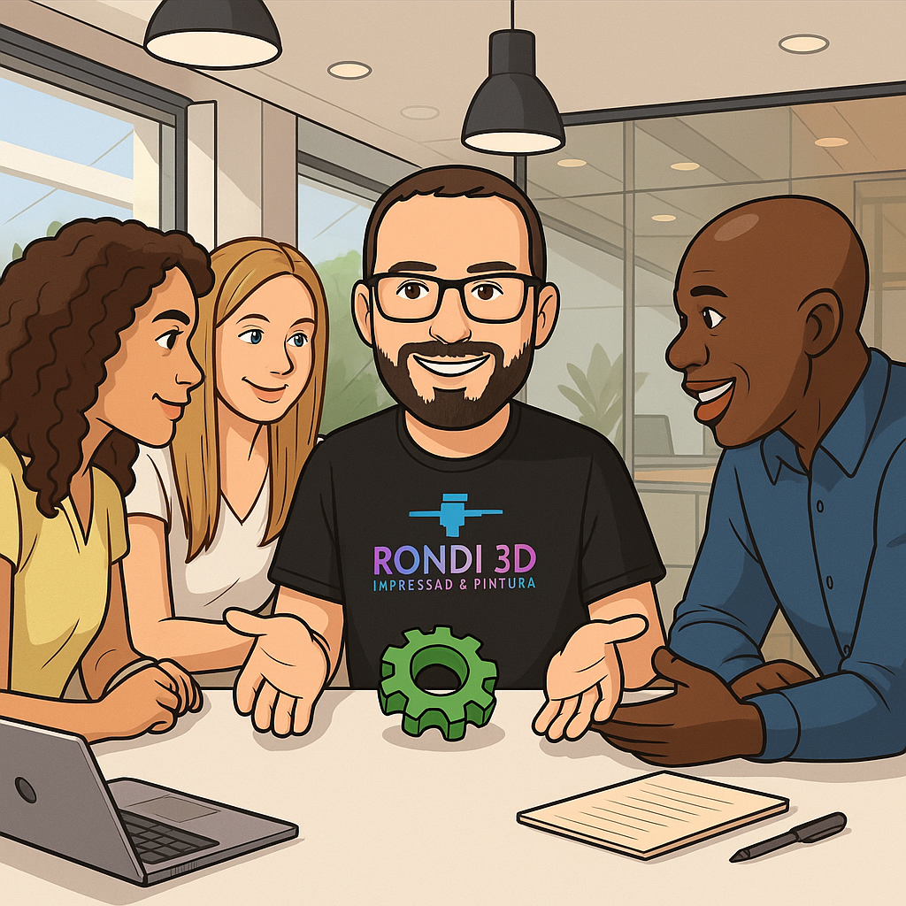 Rondi3D nas redes sociais